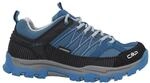 Wanderschuh CMP "KIDS RIGEL LOW WP TREKKING SHOES", Jungen, Gr. 38, blau (ocean),