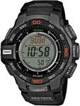 Chronograph CASIO PRO TREK, schwarz, Armbanduhren, Herren, Chronograph, Quarzuhr,