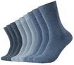 Socken CAMANO "comfort", Herren, Gr. 35-38, blau (denim melange), Baumwollmischung,