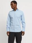 Langarmhemd JACK & JONES "JPRBLAJAXON mit Stretchanteil und stylischem Kragen",