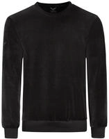 Sweatshirt TRIGEMA "TRIGEMA Nicki-Shirt", Damen, Gr. L, schwarz, Nicki, 80%