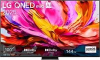 LG QNED-Fernseher "100QNED86A6", Energieeffizienz: F, schwarz (silber, schwarz), 100