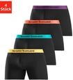 Boxer BRUNO BANANI "Boxershorts f&uuml;r Herren", Herren, Gr. S, 4 Stk., bunt (schwarz,