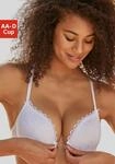 Push-up-BH VIVANCE, Damen, Gr. 85, Cup D, wei&szlig;, Spitze, Obermaterial: 78% Polyamid,