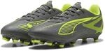 Fu&szlig;ballschuh PUMA "ULTRA 5 PLAY FG/AG", Damen, Gr. 44, gelb (matte aged silber, gelb
