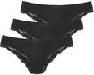 Brasilslip LASCANA, Damen, Gr. 32/34, Single Jersey, schwarz, Single Jersey,