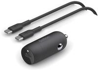 BELKIN USB-Ladeger&auml;t "BoostCharge 30 W Kfz-Charger USB-C mit PPS", schwarz, B:10,2cm