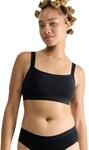 Bustier SLOGGI "GO Casual", Damen, Gr. XS, N-Gr, schwarz, Single Jersey,