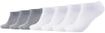 Sneakersocken CAMANO "ca-soft", Damen, Gr. 43-46, grau (wei&szlig;, grau),