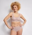 Bustier SLOGGI "ZERO Feel 2.0", Damen, Gr. XS, N-Gr, rosa (perola), Single...