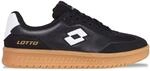 Sneaker LOTTO, M&auml;dchen, Gr. 36, schwarz-wei&szlig; (schwarz, wei&szlig;), Synthetik, clean,