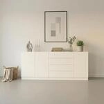 Sideboard BORCHARDT M&Ouml;BEL "Vaasa, Kommode mit 3 T&uuml;ren und 4 Schubk&auml;sten auf