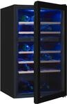 EXQUISIT Weink&uuml;hlschrank "WS2-45-GTE-160G", Energieeffizienz: G, schwarz, B:49cm