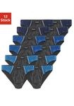 Slip LE JOGGER, Herren, Gr. 3, 12 Stk., blau (anthrazit, blau), Jersey, Obermaterial: