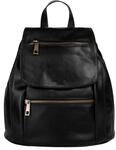 Cityrucksack SAMANTHA LOOK, Damen, Gr. B/H/T: 24cm x 27cm x 11cm, onesize, schwarz,