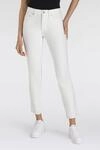 Straight-Jeans LEVI'S "724 HIGH RISE STRAIGHT", Damen, Gr. 27, L&auml;nge 30, wei&szlig;