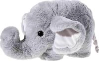Kuscheltier HEUNEC "Kuma, T&uuml;rstopper, Elefant", grau, Pl&uuml;schfiguren, KinderH:30cm,