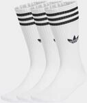 Sportsocken ADIDAS ORIGINALS "3-STREIFEN HIGH CREW, 3 PAAR", Damen, Gr. S (37/39),