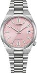 Automatikuhr CITIZEN "TSUYOSA 37 mm", silber (silberfarben, rosa), Armbanduhren,