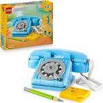 Konstruktionsspielsteine LEGO "Retro-Telefon (31174), LEGO Creator", blau (bunt),