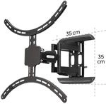 HAMA TV-Wandhalterung "schwenkbar, vollbeweglich, 94 - 229cm (37" - 90"),