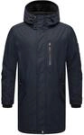 Kurzmantel STONE HARBOUR "Kurzmantel Lanzoo", Herren, Gr. S, blau (navy),