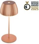 BRILONER LEUCHTEN LED Tischleuchte "Akku LED Tischleuchte", braun...