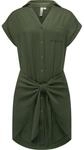 Blusenkleid RAGWEAR "Blusenkleid Bahaya", Damen, Gr. XS, N-Gr, gr&uuml;n (schwarz olive),