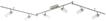 JUST LIGHT Deckenleuchte "MAX LED", silber (silberfarben), 6, 1 Stk., Leuchten,