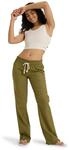 Stoffhose ROXY "Oceanside", Damen, Gr. L, gr&uuml;n (loden gr&uuml;n), Obermaterial:55%