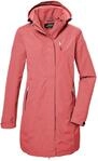 Parka KILLTEC "KOS 30 WMN PRK", Damen, Gr. 38, rot (hellrot), Obermaterial: 100%