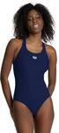 Badeanzug ARENA "W DYNAMO ONE PIECE R", Damen, Gr. 44, N-Gr, blau (navy),