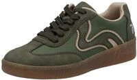 Plateausneaker RIEKER SPORT, Damen, Gr. 41, gr&uuml;n (oliv), Lederimitat, Schuhe