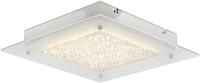 N&Auml;VE LED Deckenleuchte "Glasgow", grau (chromfarben), H: 6cm, Leuchten, LED