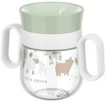 Kinderbecher MEPAL "360 Trinklernbecher Mio (2025) 200 ml", gr&uuml;n (little farm),