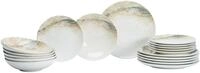 Tafelservice RITZENHOFF & BREKER "Arezzo", braun, 18 Stk., Steinzeug, Geschirr-Sets,