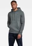 Kapuzensweatshirt G-STAR "Premium Hoody", Herren, Gr. XL, grau (graphite), Sweatware,