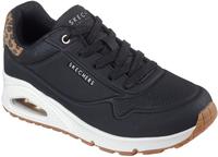 Sneaker SKECHERS "UNO-JUNGLE NITE", M&auml;dchen, Gr. 36, schwarz (schwarz, leo),