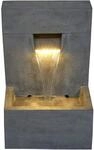 ACQUAARTE Gartenbrunnen "Wasserspiel Wasserfall POSADA", grau, Wasserspiele,
