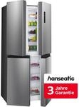 HANSEATIC Multi Door "HCDD18080CI", Energieeffizienz: C, silber (edelstahl,...