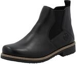 Chelseaboots RIEKER, Damen, Gr. 36, w&auml;rmend, schwarz, Lederimitat, Basic, Schuhe