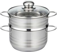 Dampfgartopf ELO BASIC "Brillant", silber (silberfarben), &Oslash;:18cm, T&ouml;pfe,