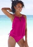 Badekleid LASCANA, Damen, Gr. 36, Cup C/D, pink, Obermaterial: 85% Polyamid, 15%