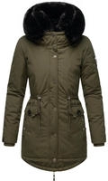 Wintermantel NAVAHOO "Wintermantel Sweety Deluxe", Damen, Gr. XS, gr&uuml;n (schwarz