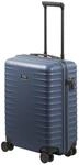 Trolley "UPGRADE Koffer Hartschale", Damen, Gr. B/H/T: 40cm x 55cm x 23cm 44 l, blau