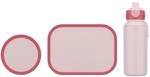 Lunchbox MEPAL "Lunchset Campus 3er Set", pink (cool pink), B:2cm H:2cm L:2cm,