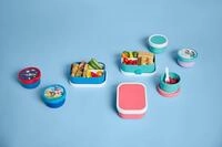 Lunchbox MEPAL "Lunchset Campus 3er Set", blau (t&uuml;rkis), B:2cm H:2cm L:2cm,