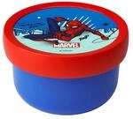 Lunchbox MEPAL "Fruchtbox mit Gabel Campus 300 ml", bunt (spiderman), L:6,7cm,