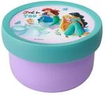 Lunchbox MEPAL "Fruchtbox mit Gabel Campus 300 ml", bunt (disney princess), L:6,7cm,