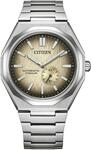Automatikuhr CITIZEN "Super Titanium Zenshin 60", silber (titansilberfarben,